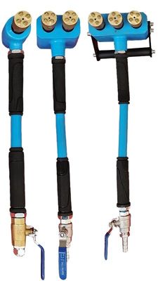 3 Tête Scabblers portatifs à propulsion aérienne pour le rugissement du béton Bush Hammer outils de pavage routier