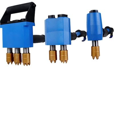 3 Tête Scabblers portatifs à propulsion aérienne pour le rugissement du béton Bush Hammer outils de pavage routier