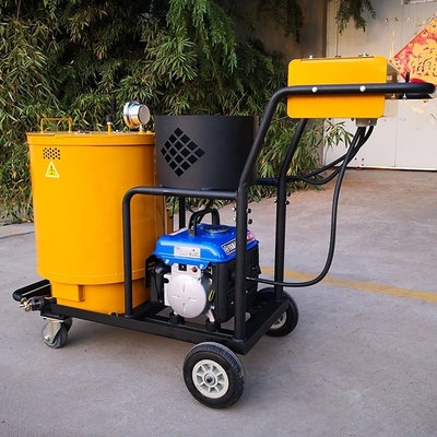 Machine automatique de marquage routier peinture par pulvérisation liquide à froid avec conception de moteur à gaz