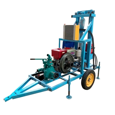 Travaux de construction 600 kg Forage de puits d'eau camion de forage monté avec compresseur
