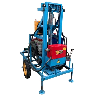 Travaux de construction 600 kg Forage de puits d'eau camion de forage monté avec compresseur
