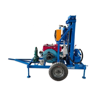 Travaux de construction 600 kg Forage de puits d'eau camion de forage monté avec compresseur