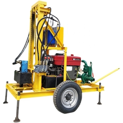 Travaux de construction 600 kg Forage de puits d'eau camion de forage monté avec compresseur