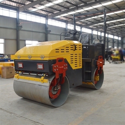 Moteur à haute puissance 600 kg Roue double roue rouleau vibratoire pour marche derrière la route de compactage