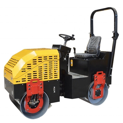 Compacteur à rouleaux à rouleaux à double tambour à main pour les petites exigences de pavage routier