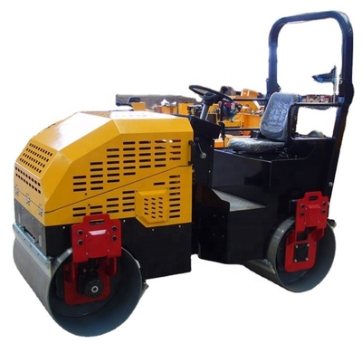 Compacteur à rouleaux à rouleaux à double tambour à main pour les petites exigences de pavage routier