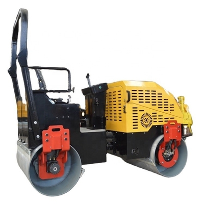 Compacteur à rouleaux à rouleaux à double tambour à main pour les petites exigences de pavage routier